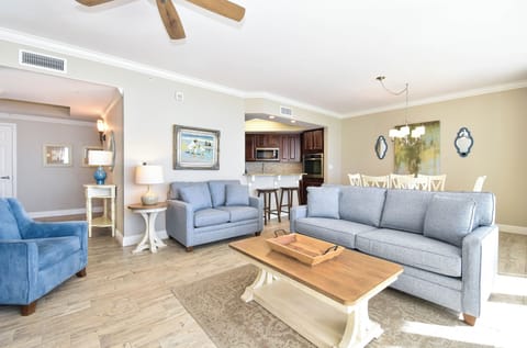 Silver Beach Towers West 1204- Open Living Area