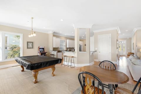 Pool Table/ Kitchen Area