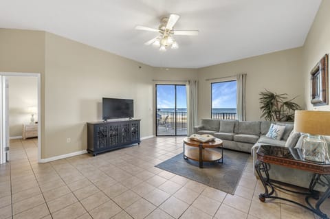 Spacious Living Room with Balcony Access