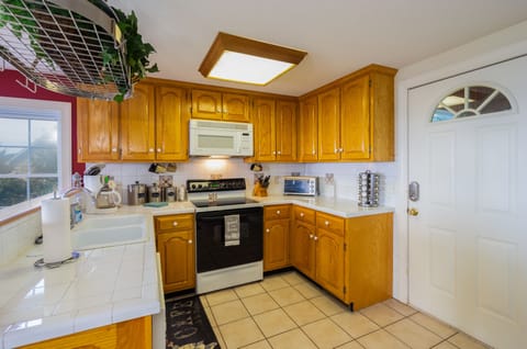 Kitchen and front door