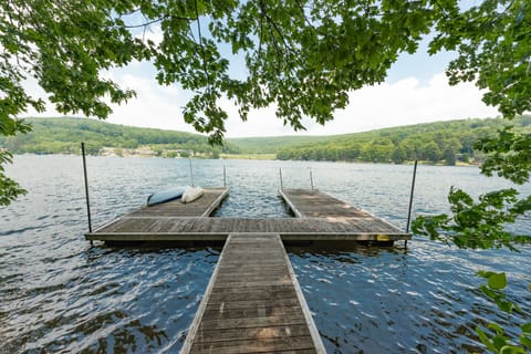 Dock is shared with neighboring house, only 1 spot available for guests