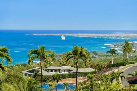 Spectacular Views: Unobstructed ocean and coastline views from the lanai, pool, and primary bedroom.