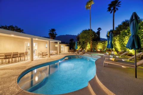 K0031 Pool Moutain View Night
