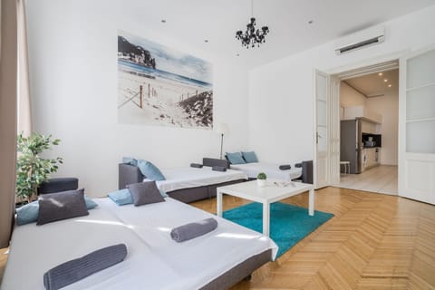 Executive Apartment | Living area | 107-inch LED TV with digital channels, TV