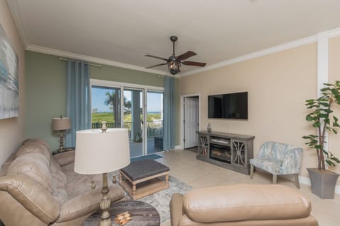 Living Room from dining room - Welcome to Cinnamon Beach 323!