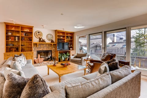 Living Room with Fireplace