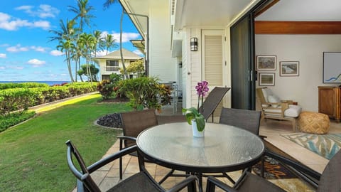 Poipu Kapili Resort #18 - Ocean View Dining Lanai - Parrish Kauai