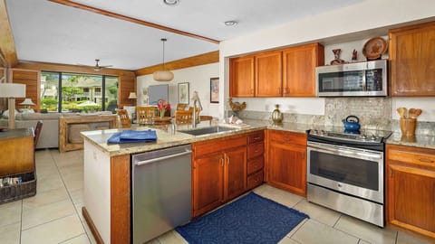 Poipu Kapili Resort #18 - Kitchen & Great Room - Parrish Kauai