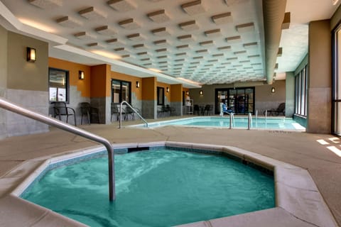 Indoor pool, outdoor pool