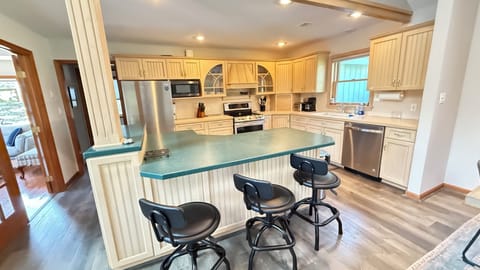 Kitchen with new appliances