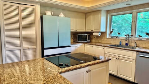 Ample storage, including a pantry.