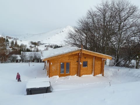Scotsview Log Cabin Winter