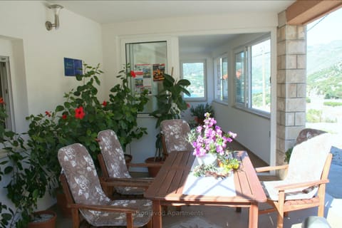 Patio entrance