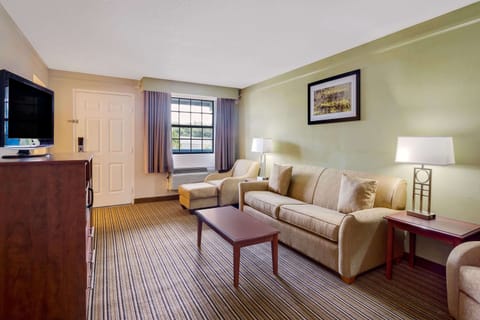 Premium bedding, down comforters, pillowtop beds, blackout drapes