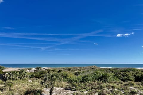 Oceanfront view from balcony