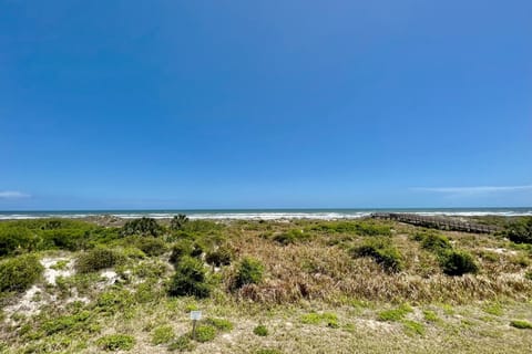 Oceanfront view from balcony