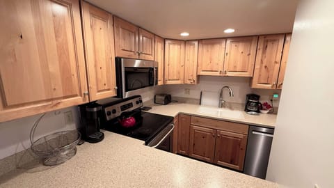 Kitchen with stove