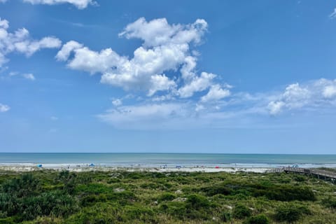 Oceanfront view from balcony