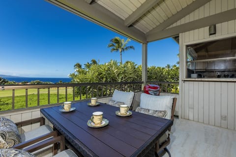Sweeping ocean views (No grill available)