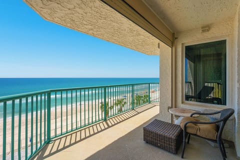 Private, oceanfront balcony