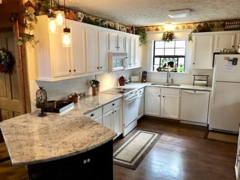 Plenty of counter space for a quick breakfast buffet or a big dinner with friends