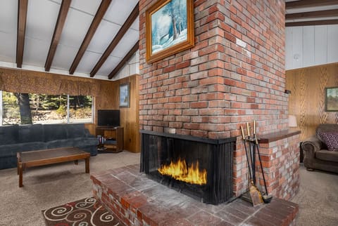 Wood Burning Fireplace