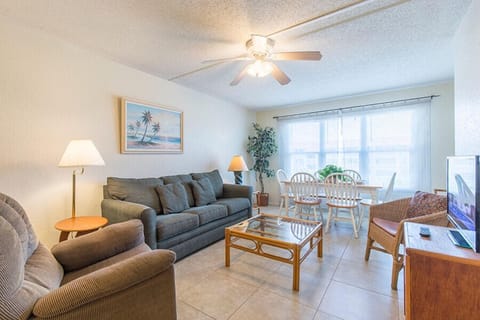 Our living space is the cozy backdrop you need to have a great island getaway. Book today at Gulfview II South Padre - we're by the beach!