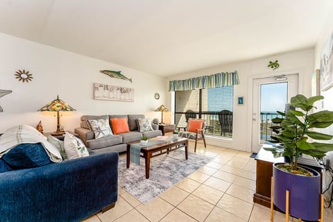 Our living space feels beachfront - look at that view!