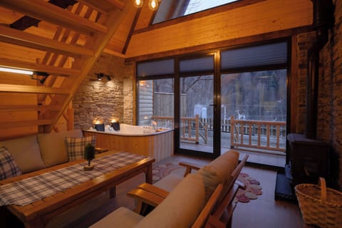 Design Tree House | Desk, laptop workspace, blackout drapes, free WiFi