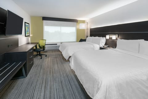 Hypo-allergenic bedding available, in-room safe, desk, laptop workspace