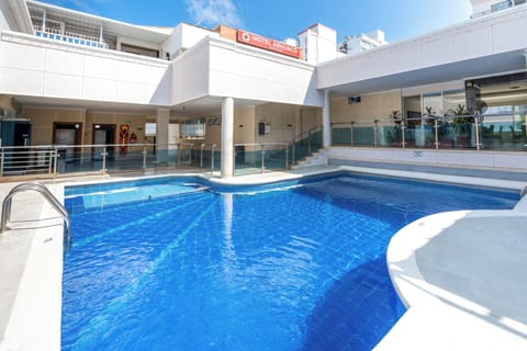 2 outdoor pools, open 9:00 AM to 8:00 PM, pool umbrellas, sun loungers