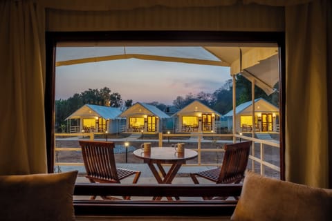Exclusive Tent, 1 Bedroom, Garden View | Minibar, iron/ironing board, free WiFi, bed sheets