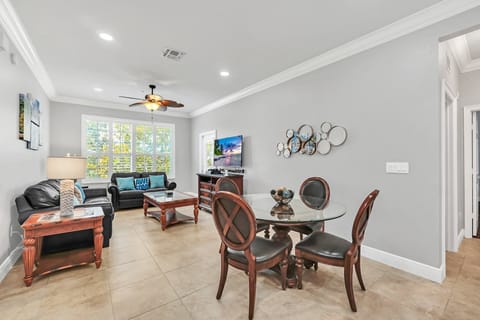 The open living space is perfect to accommodate the whole family
