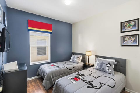 Two Twins Bedroom 4, 32" TV 
Mickey Theme