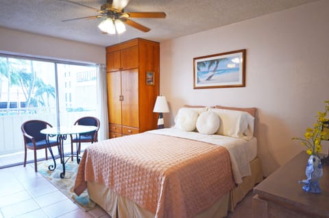 Queen Bed with new linens