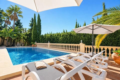 Terrace and pool