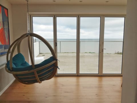 The view from the living room