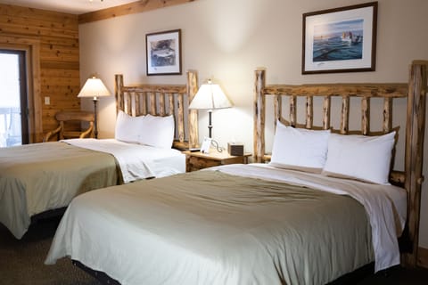 Standard Room, 2 Queen Beds, River View | Free WiFi, bed sheets