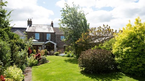 Belvedere - a view of the cottage from the lawn