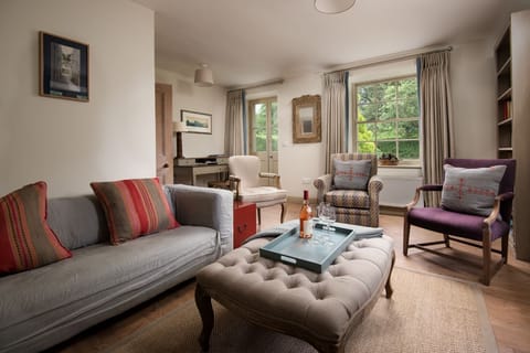Crailing Cottage - the wonderful light filled sitting room