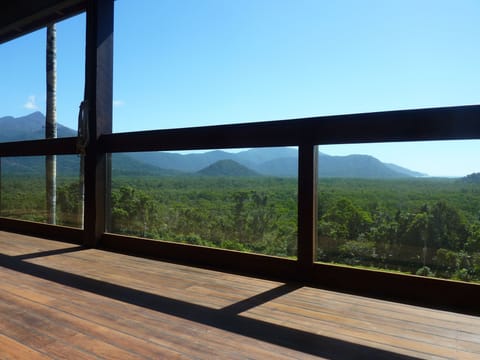 Mountain & Ocean Views from Daintree Holiday Homes - La Vista.
