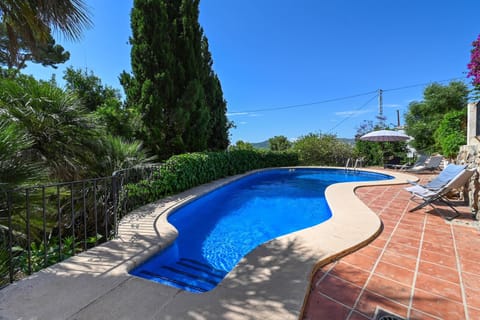 Terrace and pool
