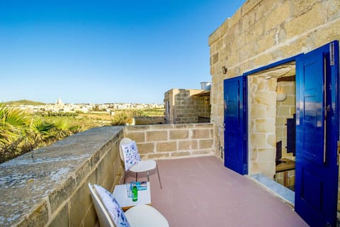 Terrace of Dar il-Bahar holiday villa rental in Gozo