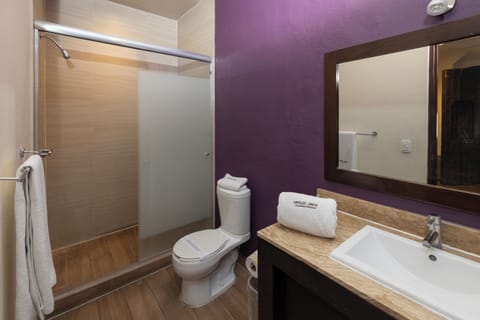 Double Room | Bathroom | Shower, free toiletries, hair dryer, towels