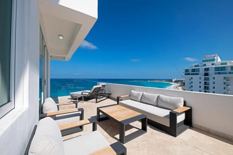 The Spacious Private Terrace Faces the Ocean