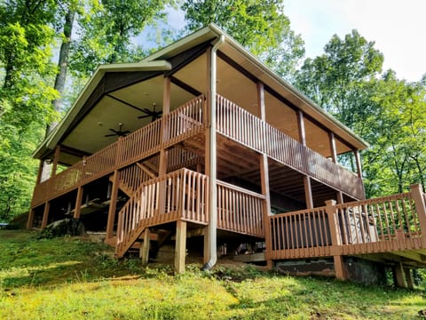 Large double wrap around decks to enjoy the beautiful views!