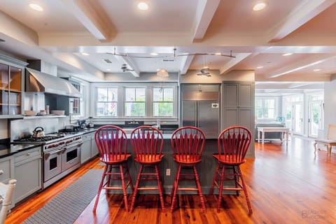 Barstools in Kitchen on Main Floor