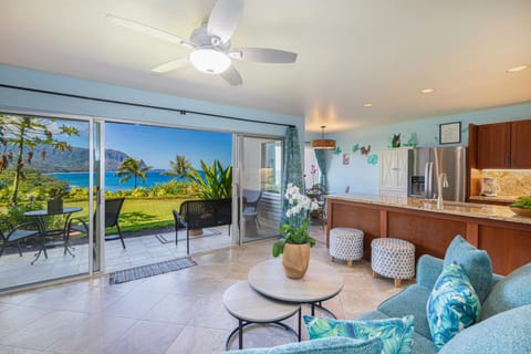 Pristine views of Hanalei Bay and Bali Hai mountains