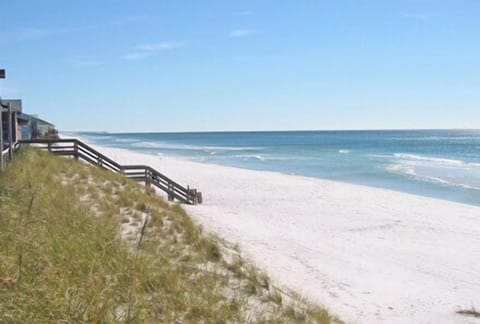 The public beaches in front of Blue Surf Townhomes.