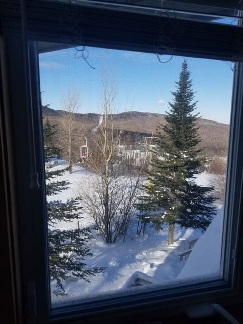 View of the Village Chair and Raccoon Run from the master bedroom.